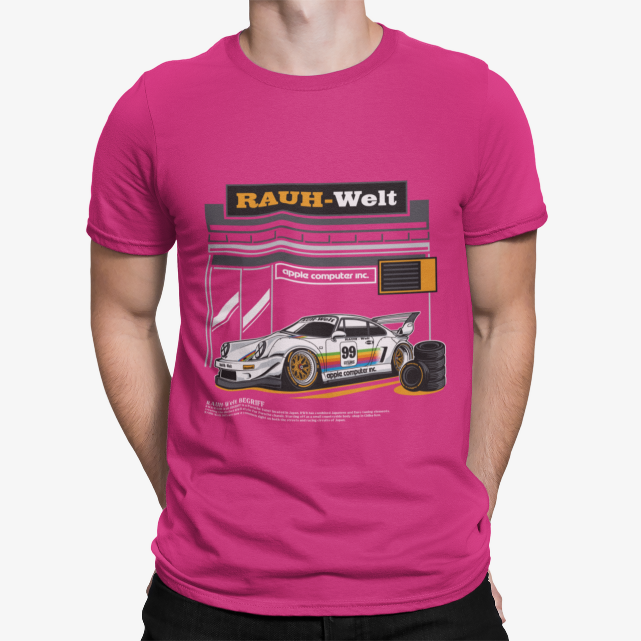 Camiseta 911 RWB Rainbow