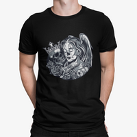 Thumbnail for Camiseta Angel Skull