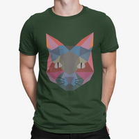 Thumbnail for Camiseta Cat Poligono