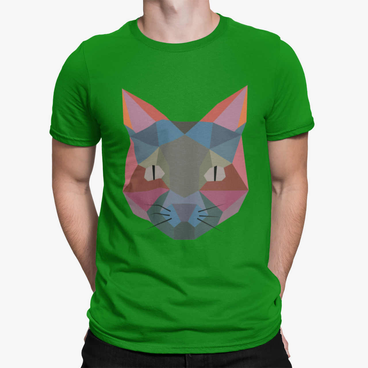 Camiseta Cat Poligono