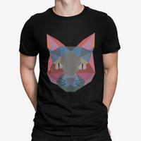 Thumbnail for Camiseta Cat Poligono