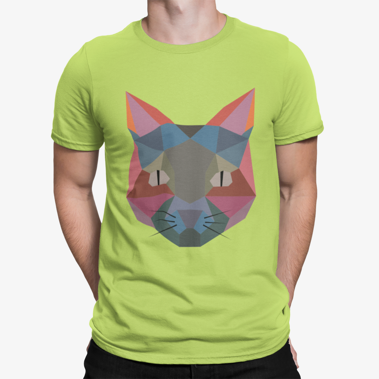 Camiseta Cat Poligono