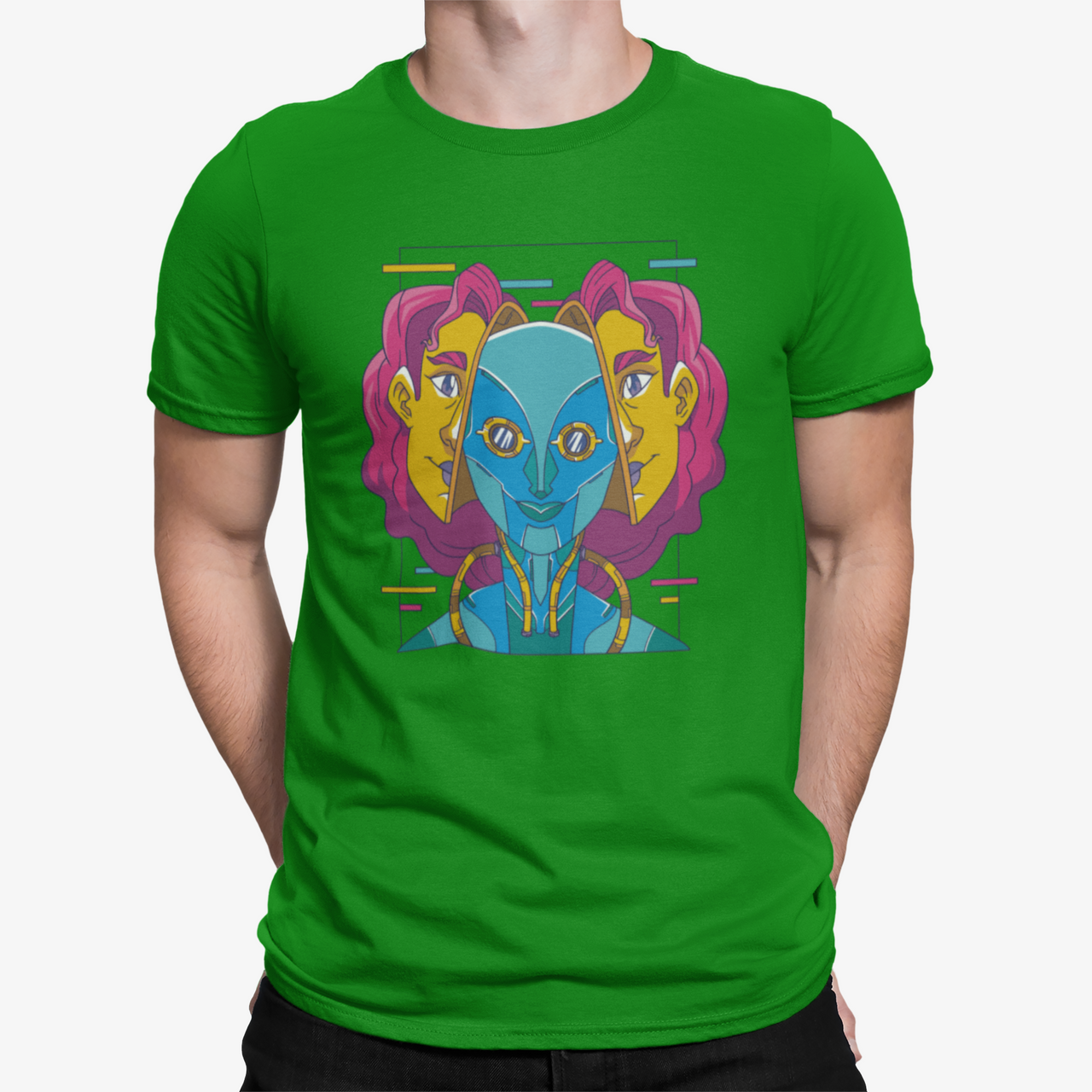 Camiseta Cyborg Abstract