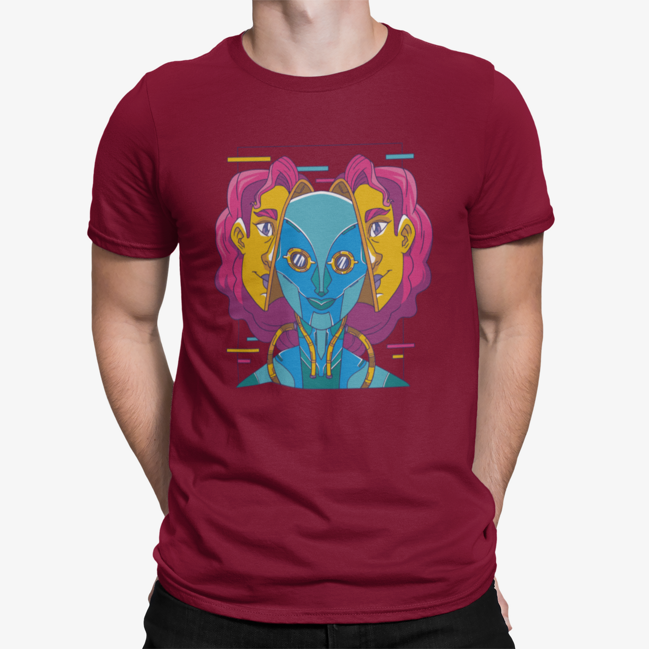 Camiseta Cyborg Abstract