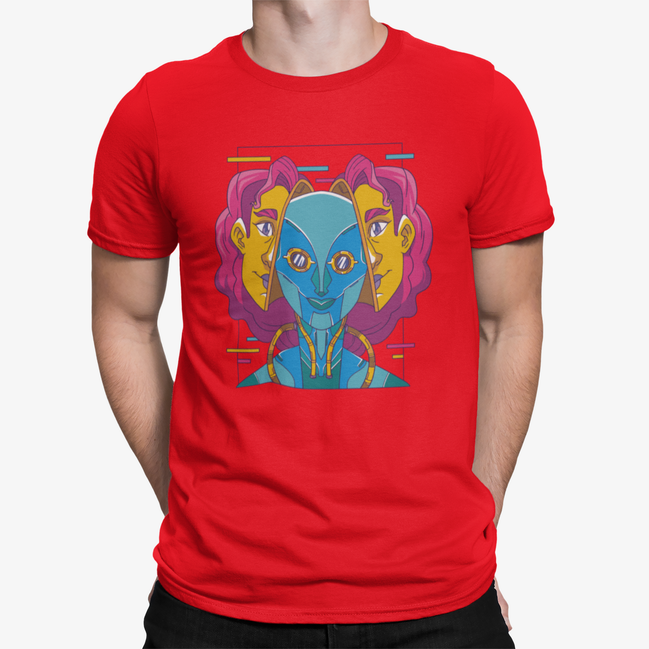 Camiseta Cyborg Abstract