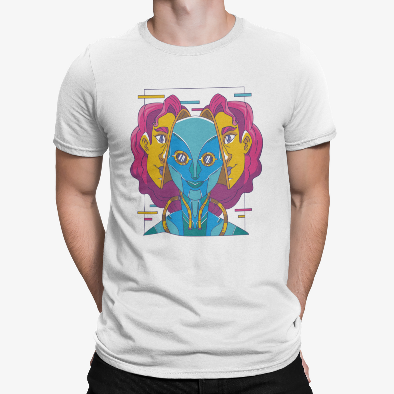 Camiseta Cyborg Abstract