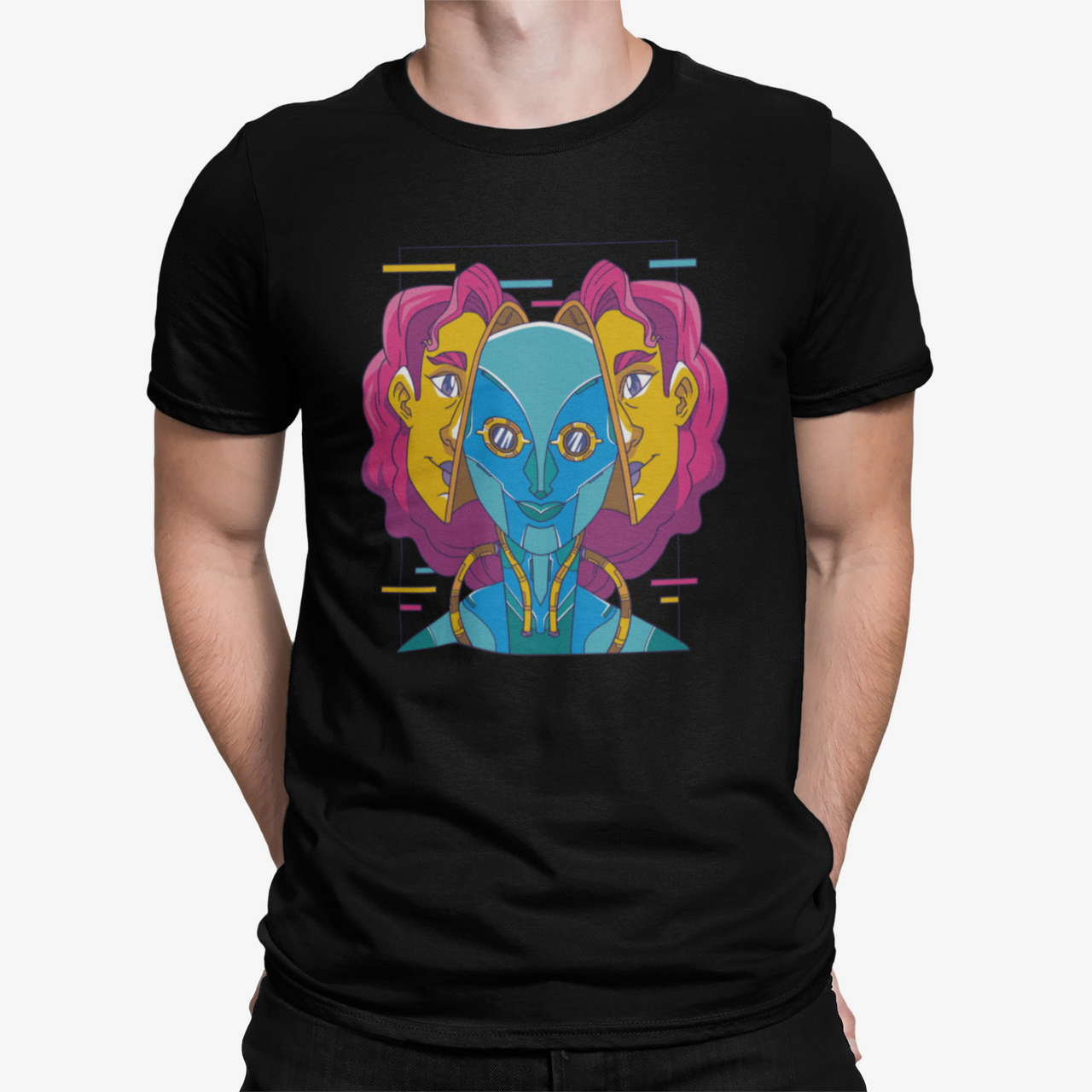 Camiseta Cyborg Abstract