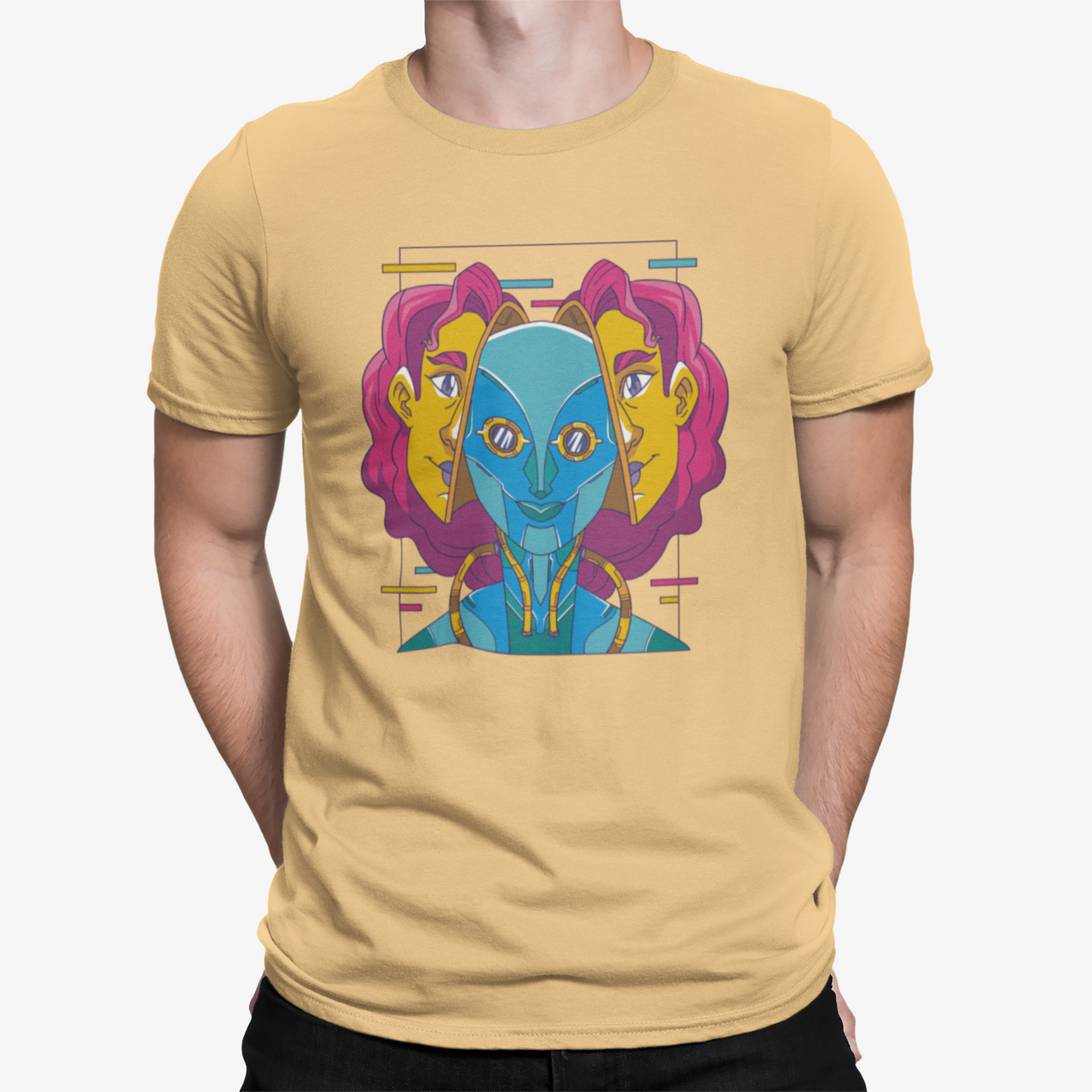 Camiseta Cyborg Abstract