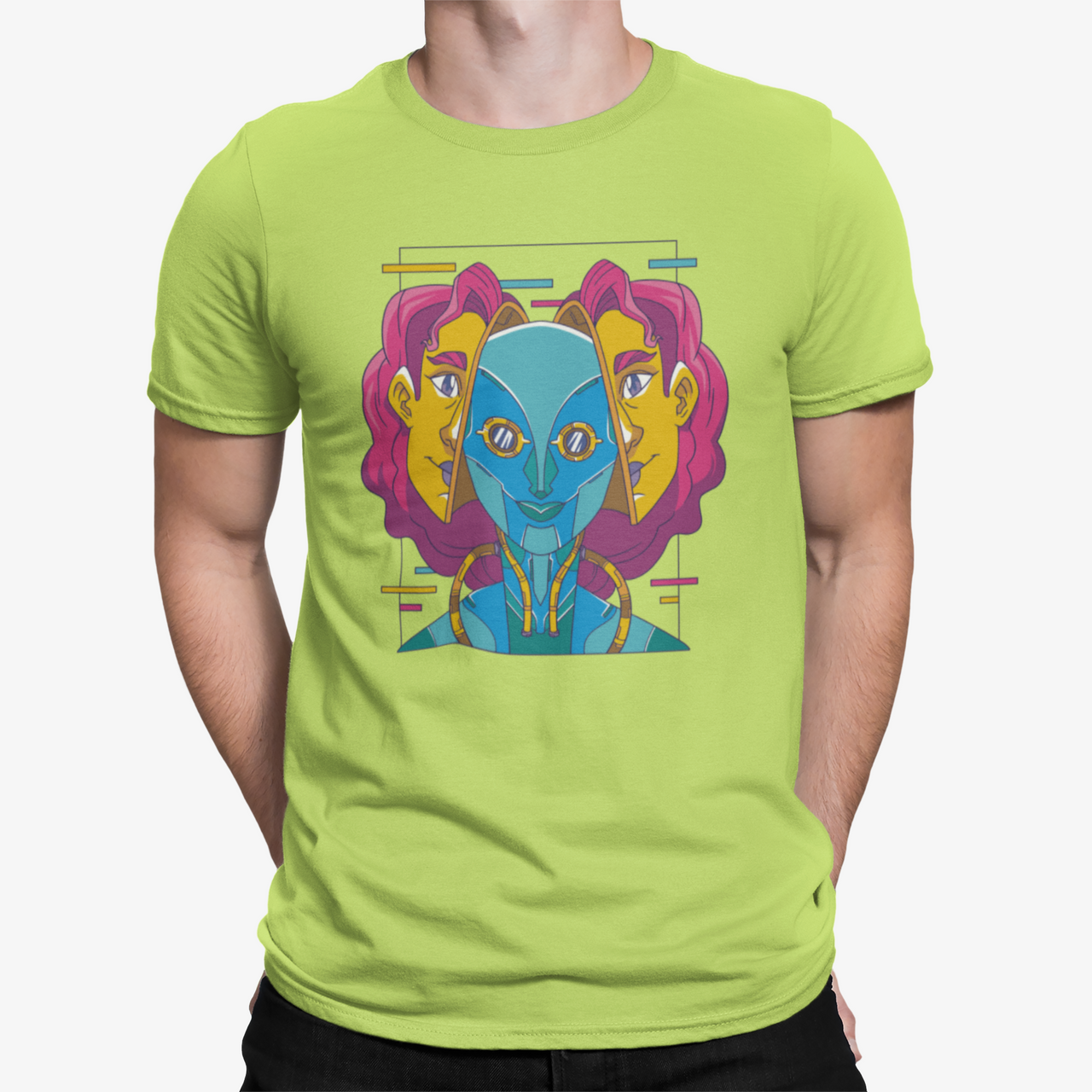 Camiseta Cyborg Abstract