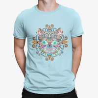Thumbnail for Camiseta Gato Mandala