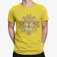 Thumbnail for Camiseta Gato Mandala