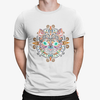 Thumbnail for Camiseta Gato Mandala