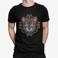 Thumbnail for Camiseta Gato Mandala