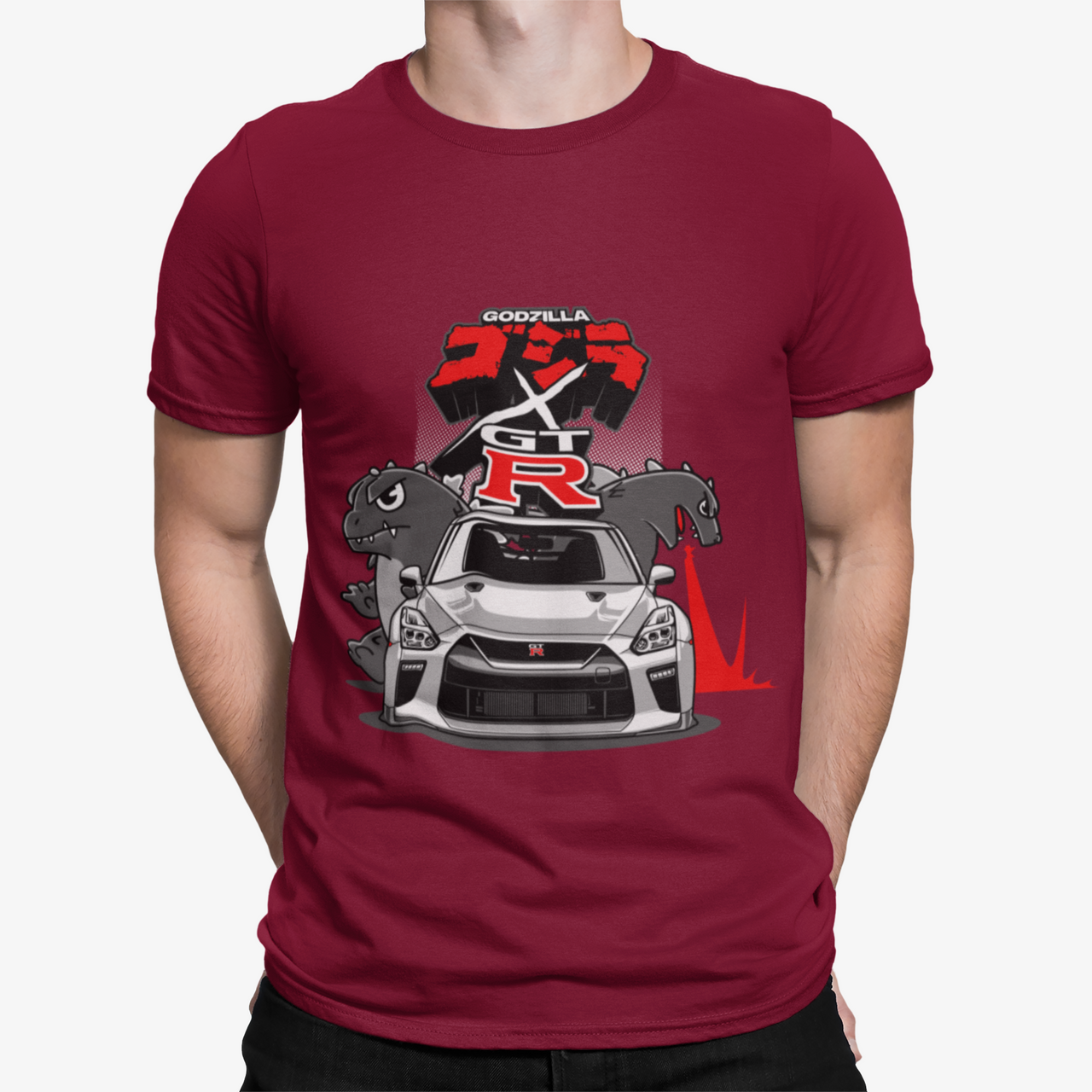 Camiseta GTR Gozilla Cartoon