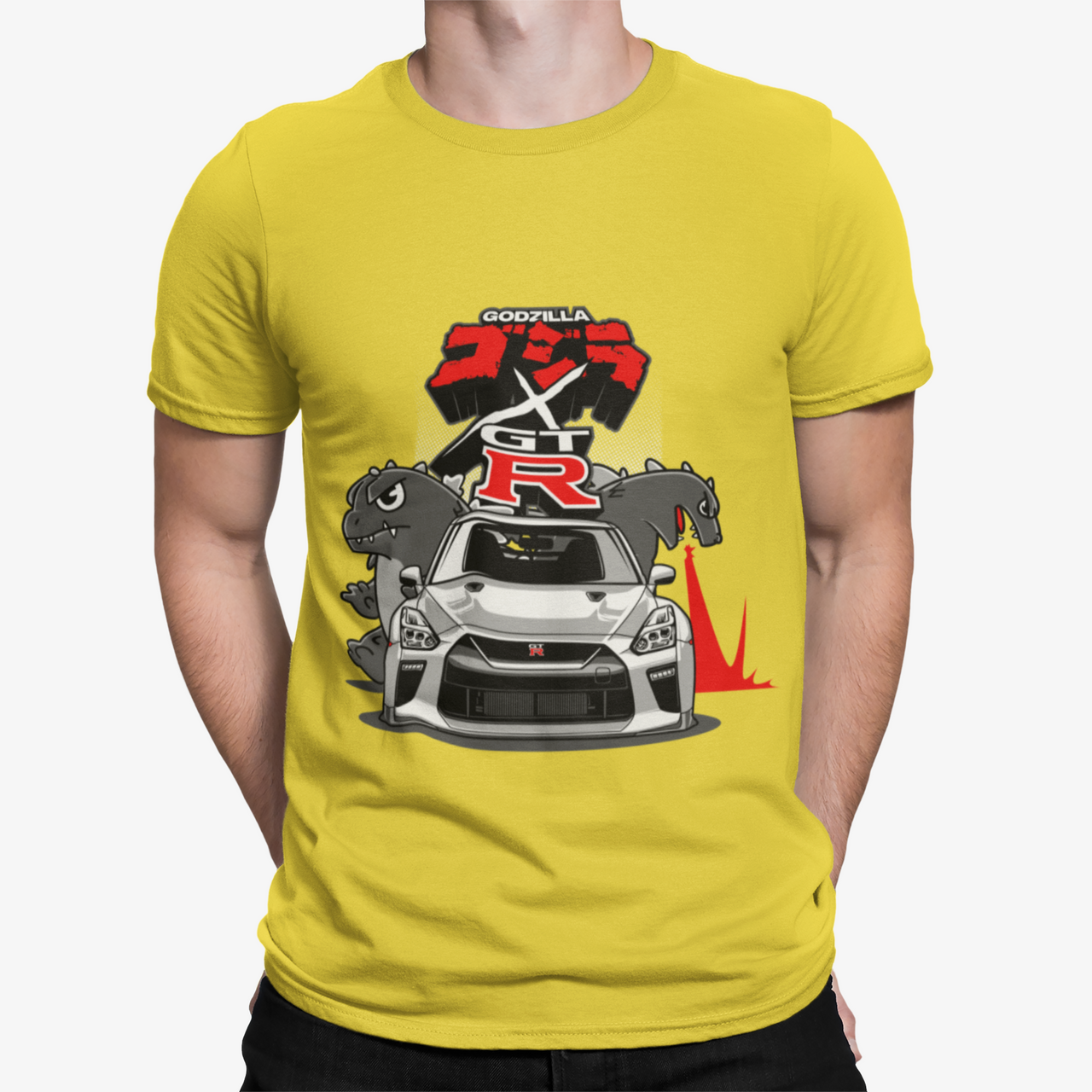 Camiseta GTR Gozilla Cartoon