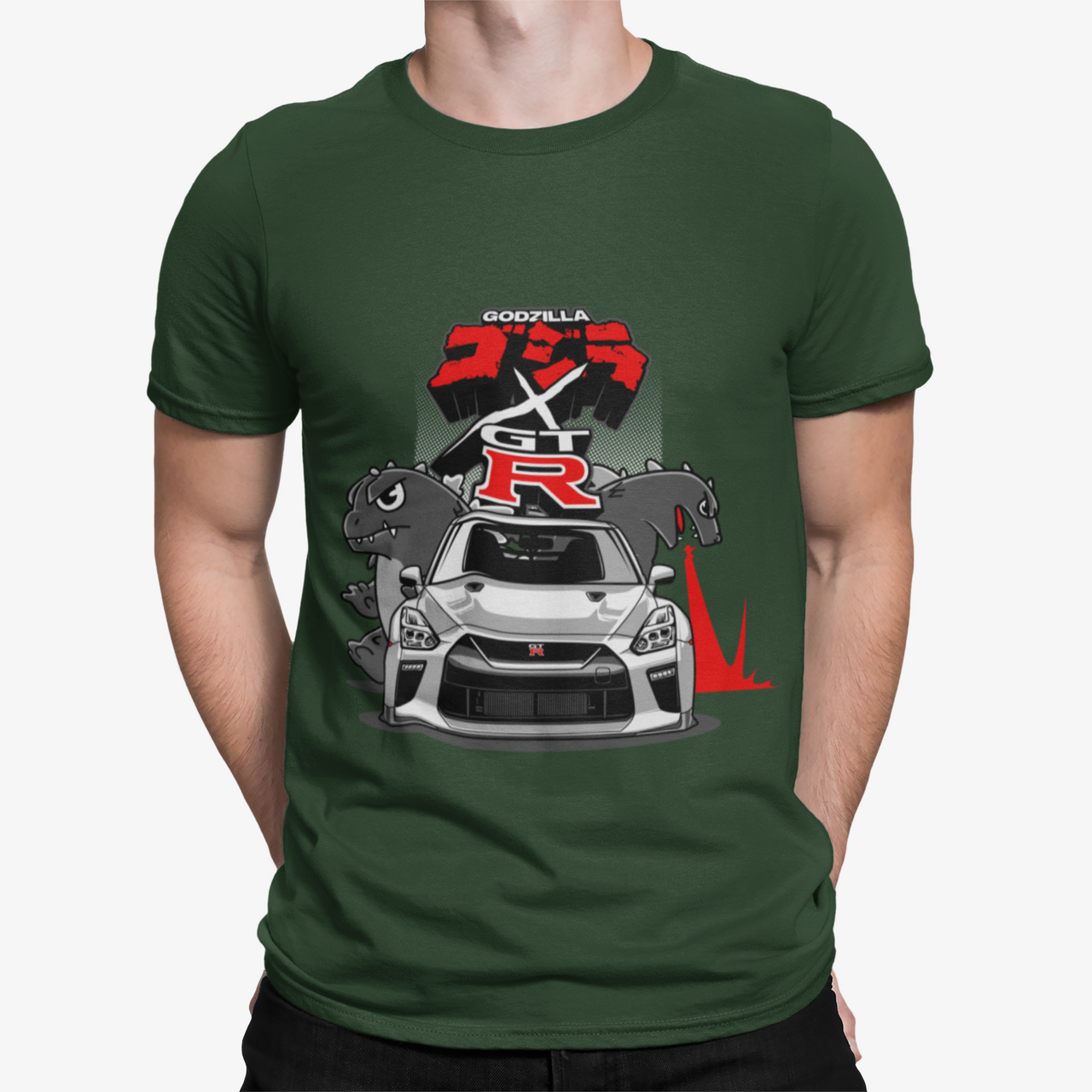 Camiseta GTR Gozilla Cartoon