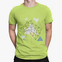 Thumbnail for Camiseta Lobo Geometric