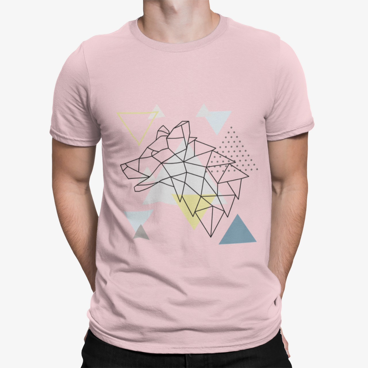 Camiseta Lobo Geometric