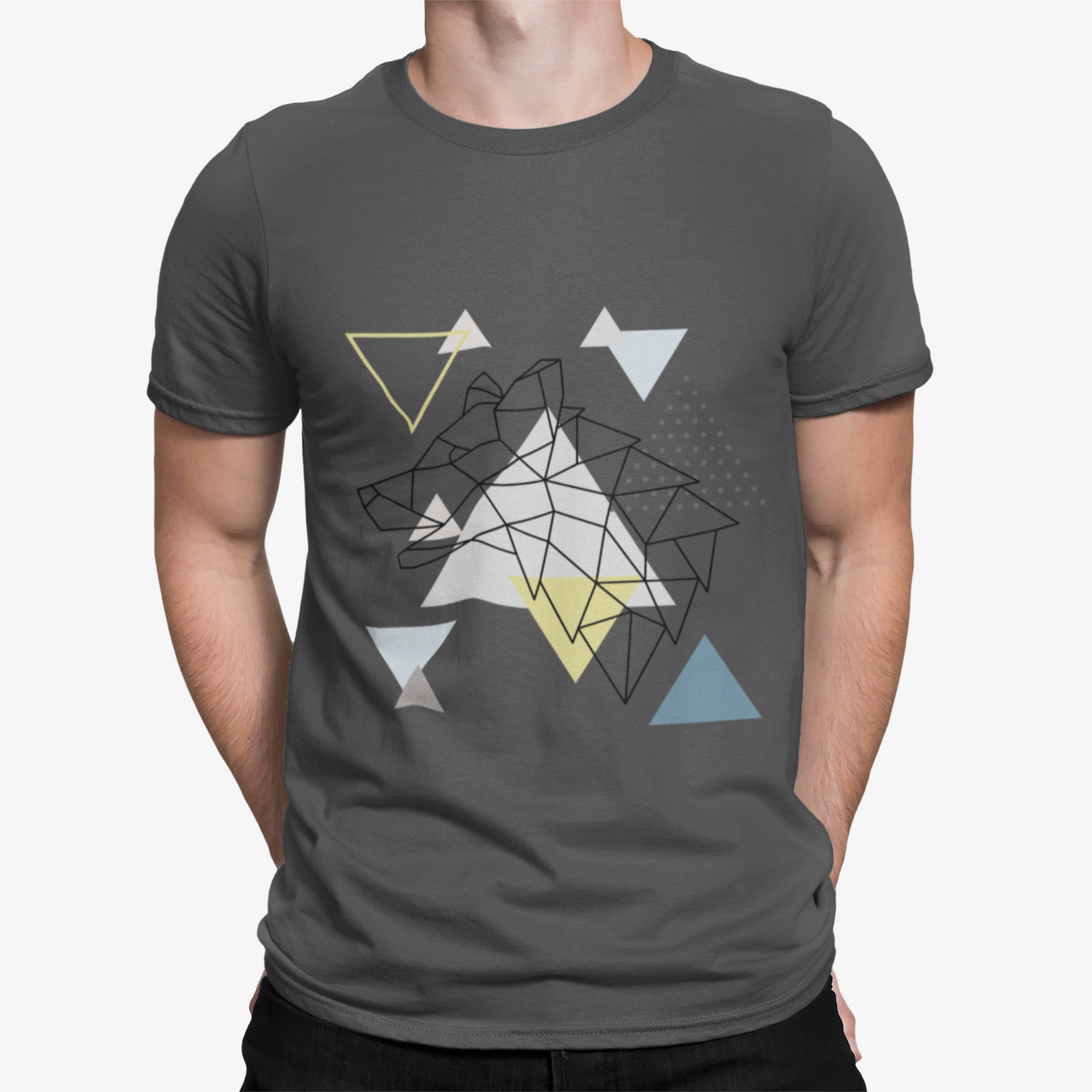 Camiseta Lobo Geometric