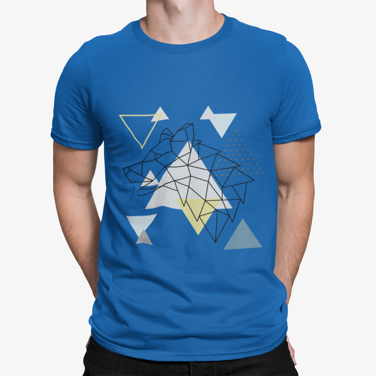 Camiseta Lobo Geometric