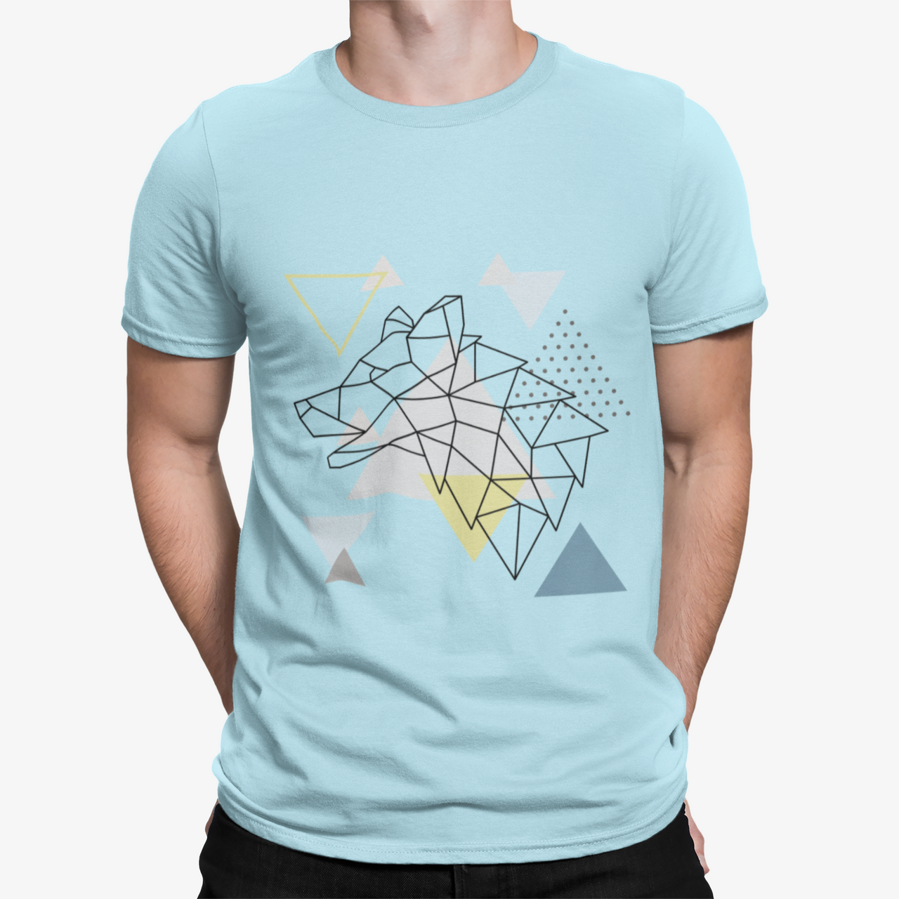 Camiseta Lobo Geometric
