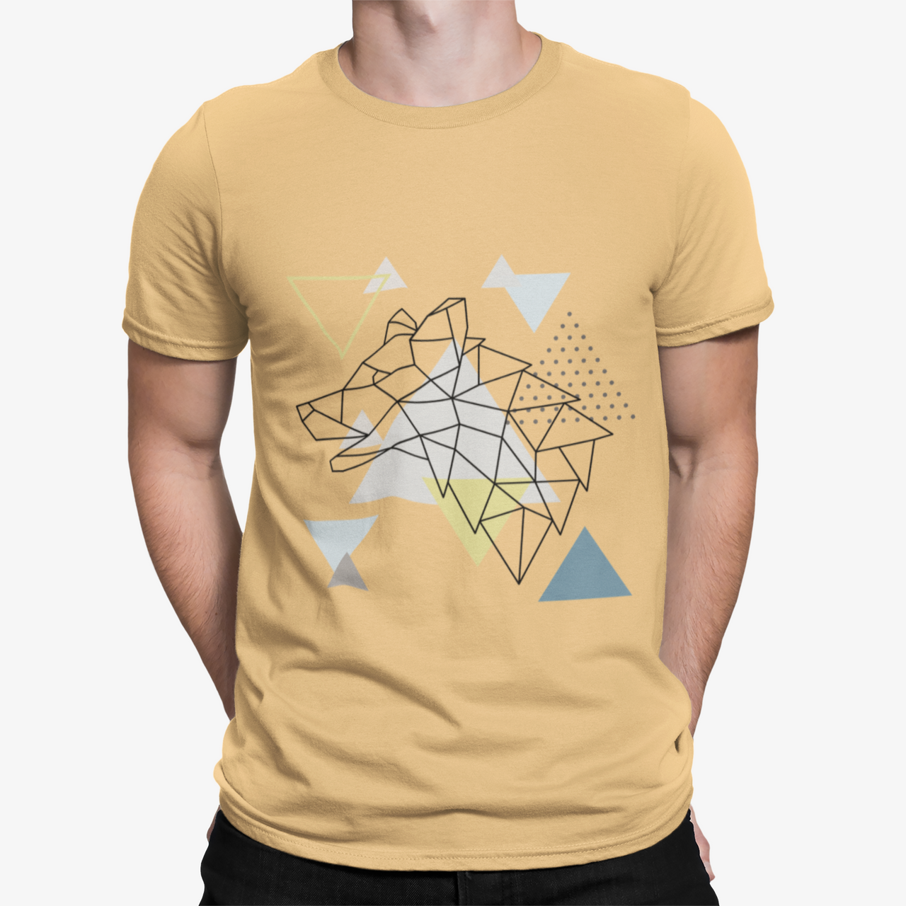 Camiseta Lobo Geometric