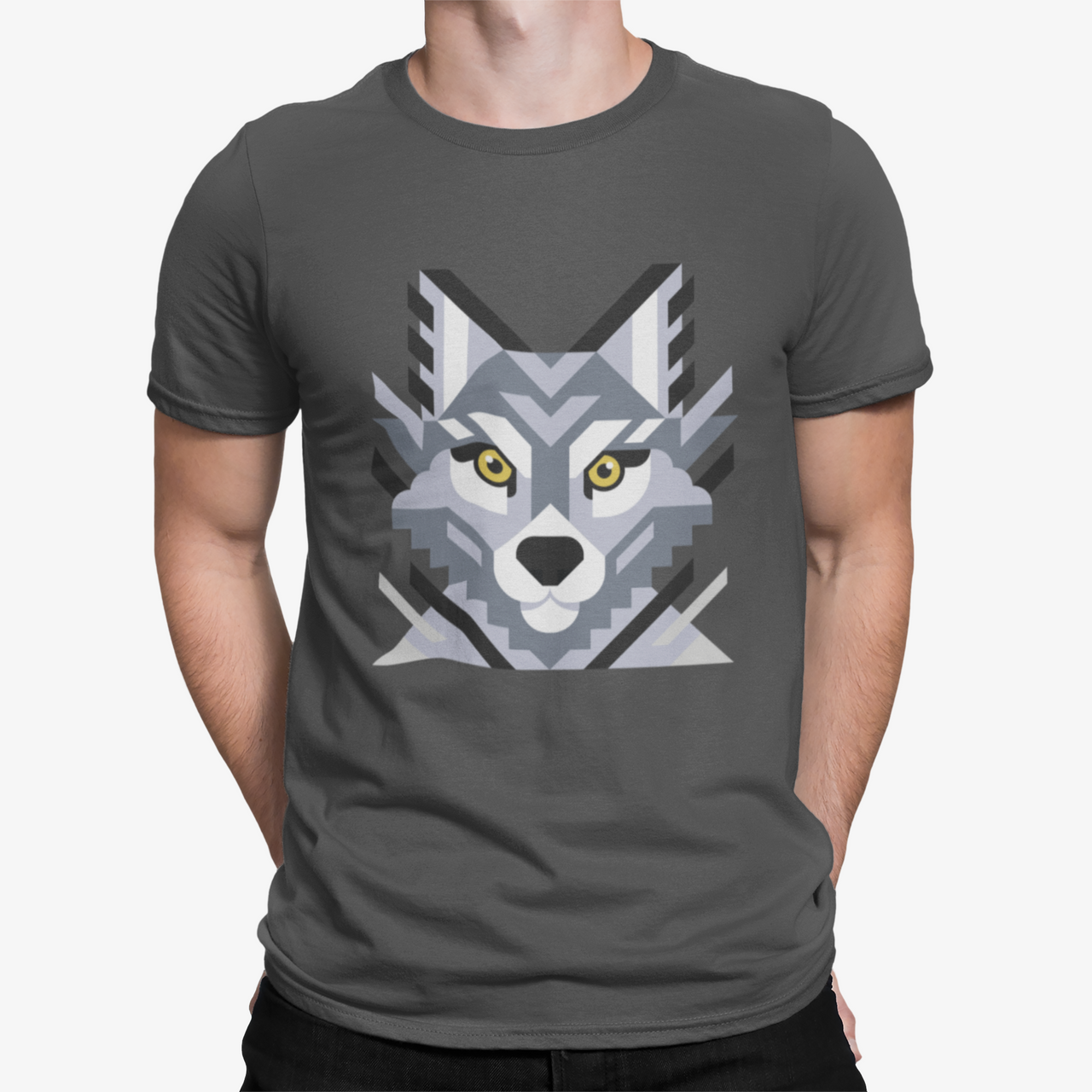 Camiseta Lobo Gris