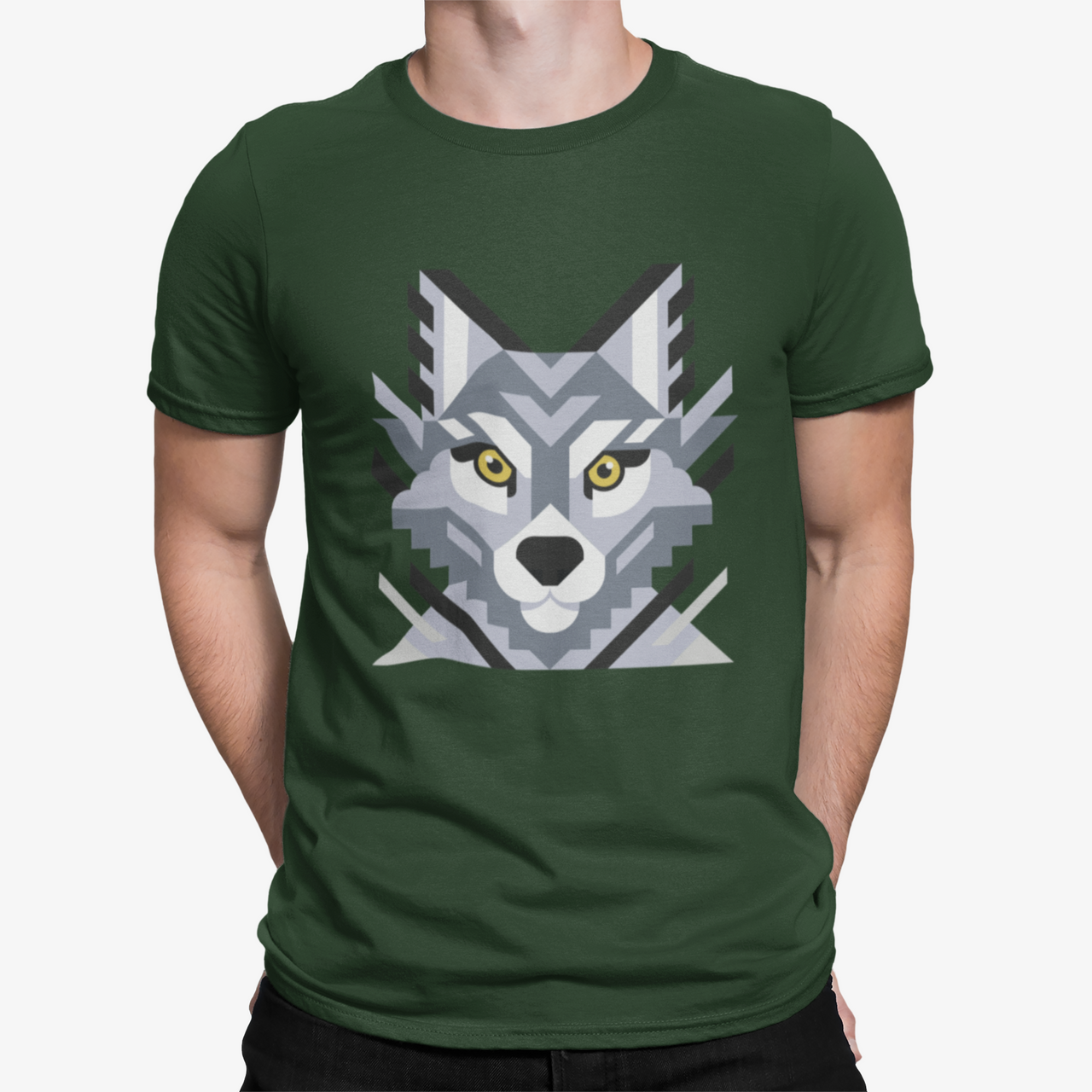 Camiseta Lobo Gris