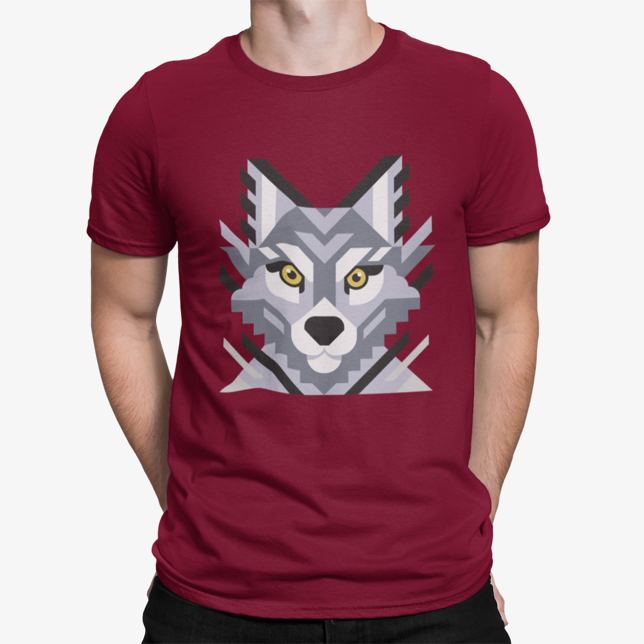Camiseta Lobo Gris
