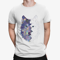 Thumbnail for Camiseta Lobo Poligono