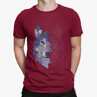 Thumbnail for Camiseta Lobo Poligono
