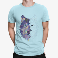Thumbnail for Camiseta Lobo Poligono
