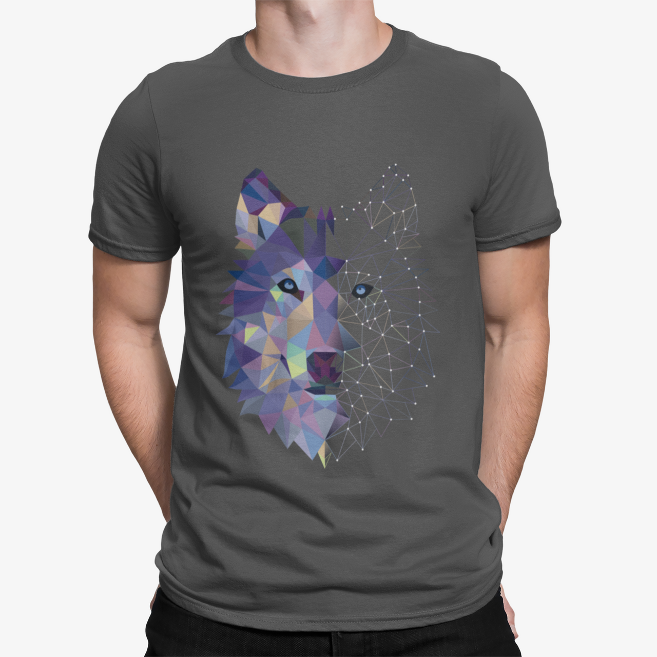 Camiseta Lobo Poligono