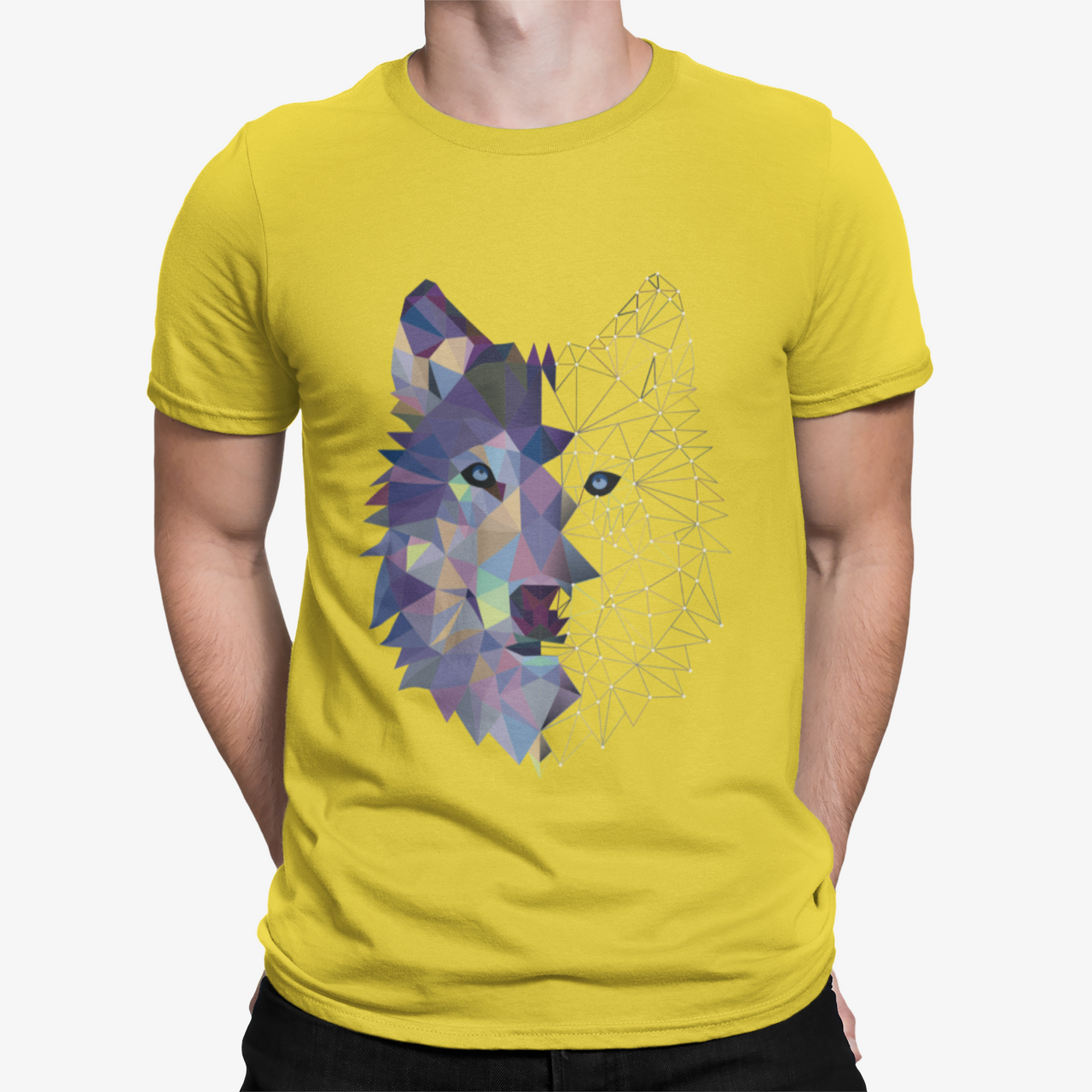 Camiseta Lobo Poligono