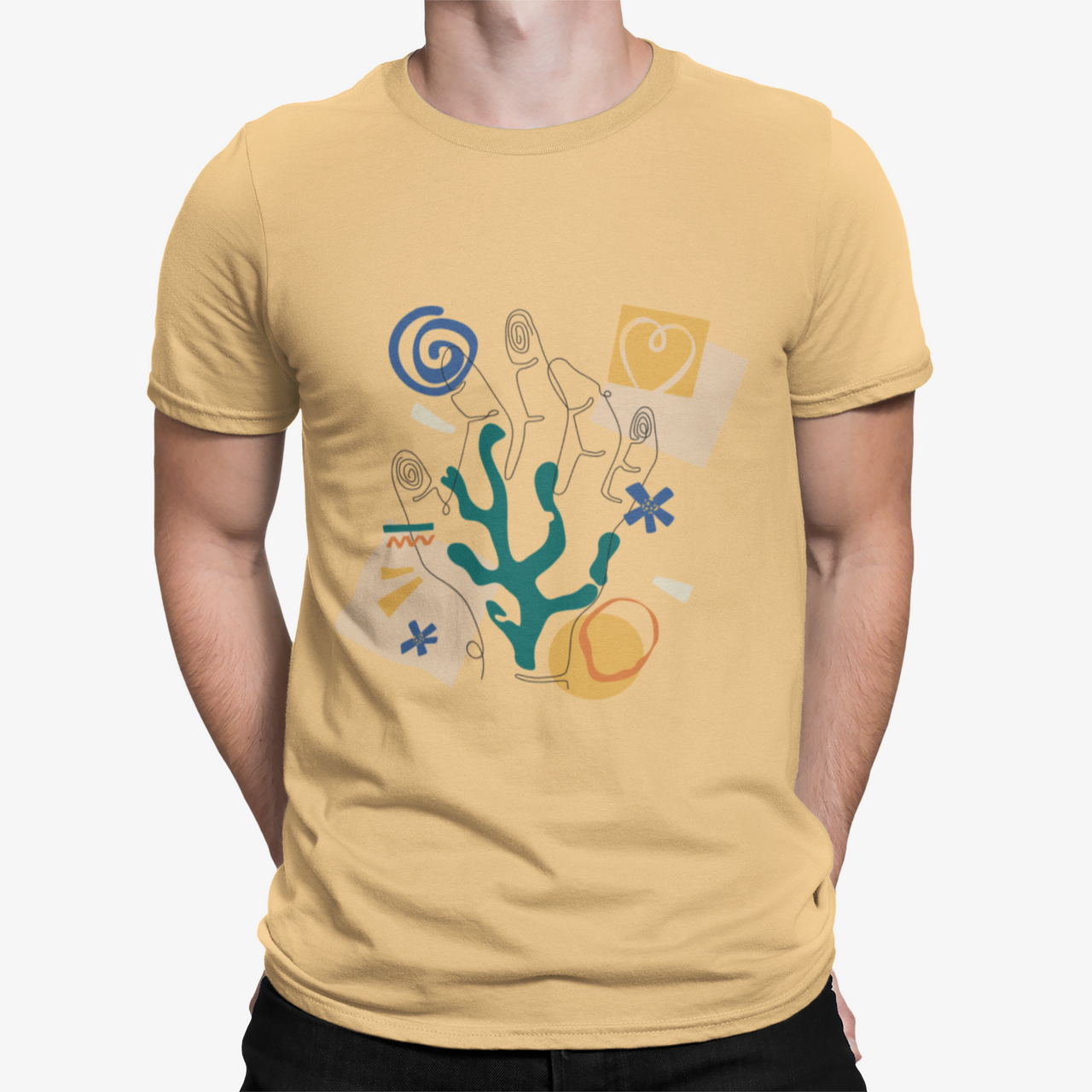 Camiseta Mano Abstract