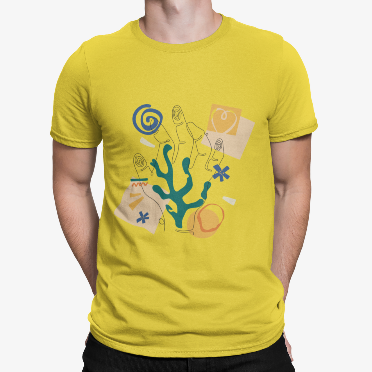 Camiseta Mano Abstract