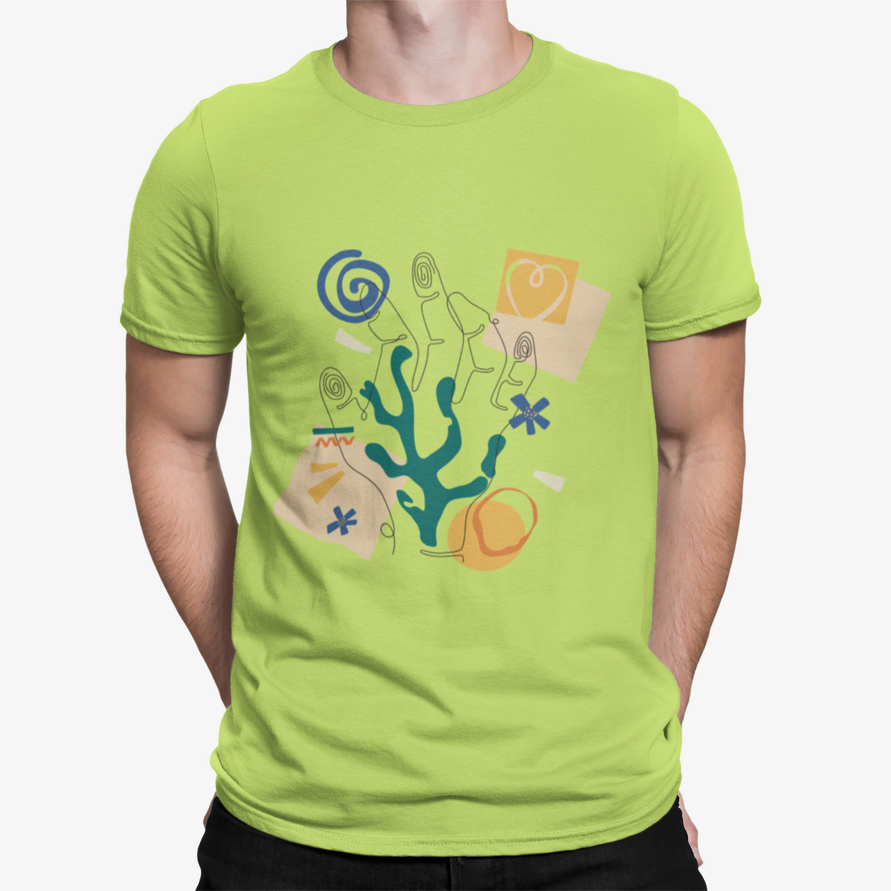 Camiseta Mano Abstract