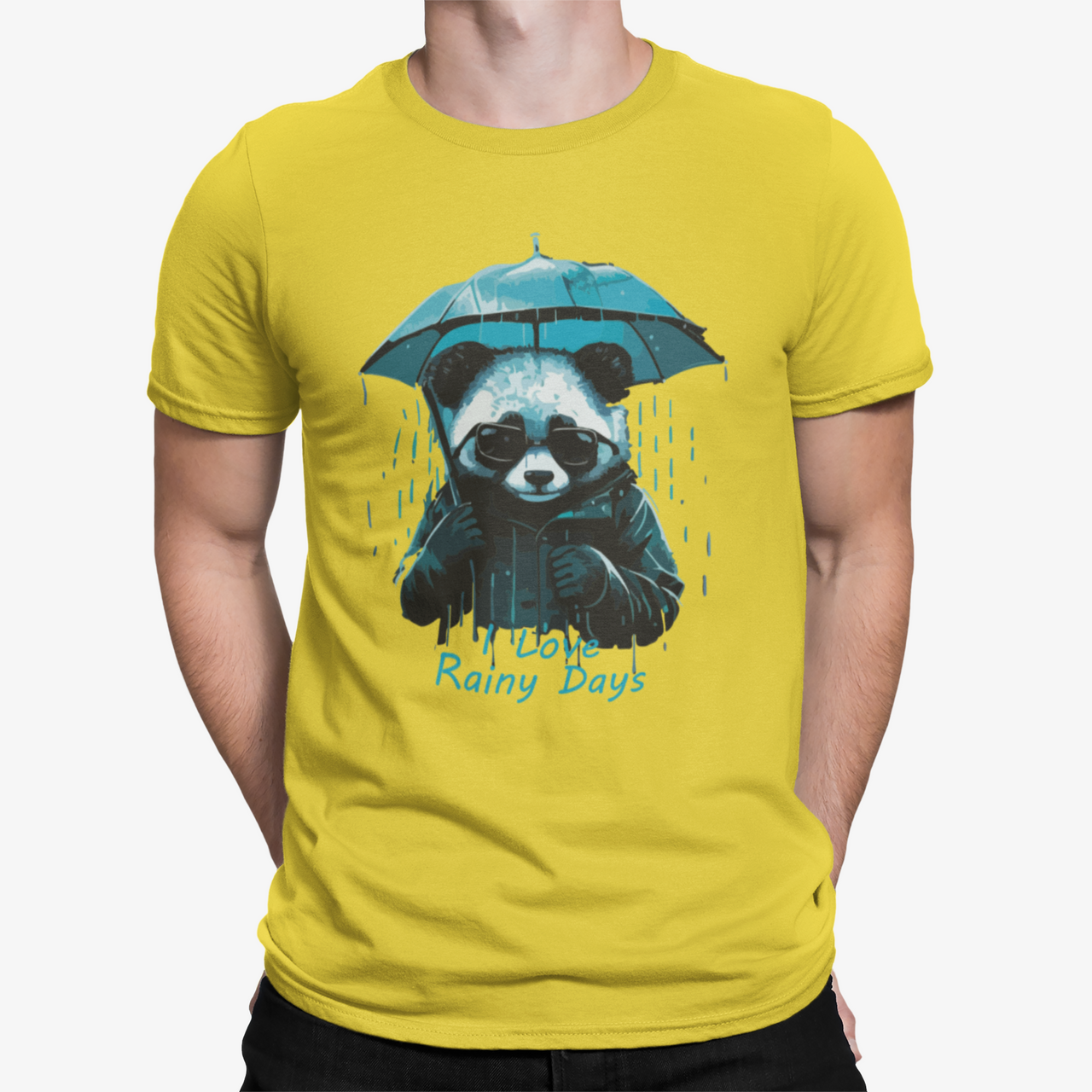 Camiseta Panda Rain