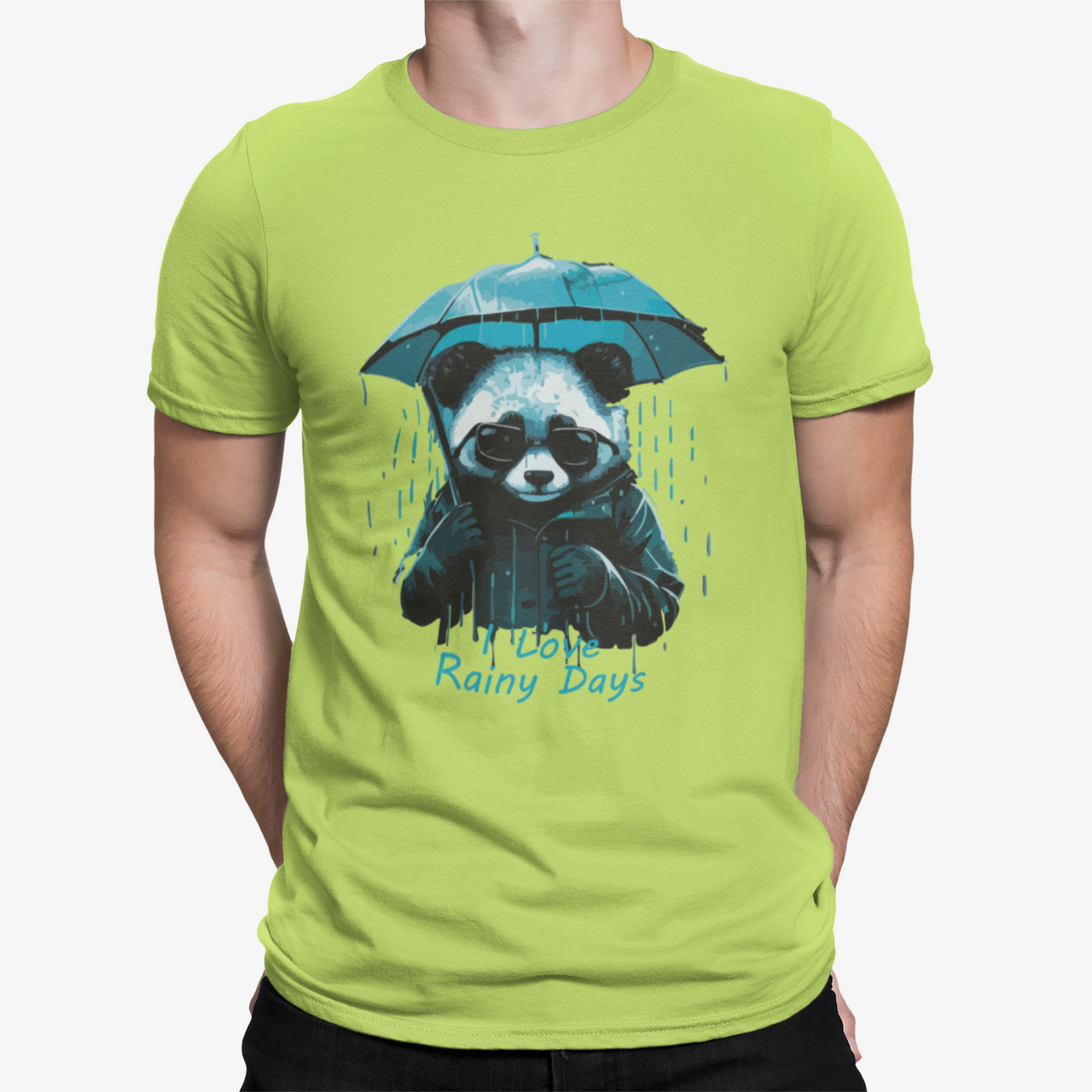 Camiseta Panda Rain