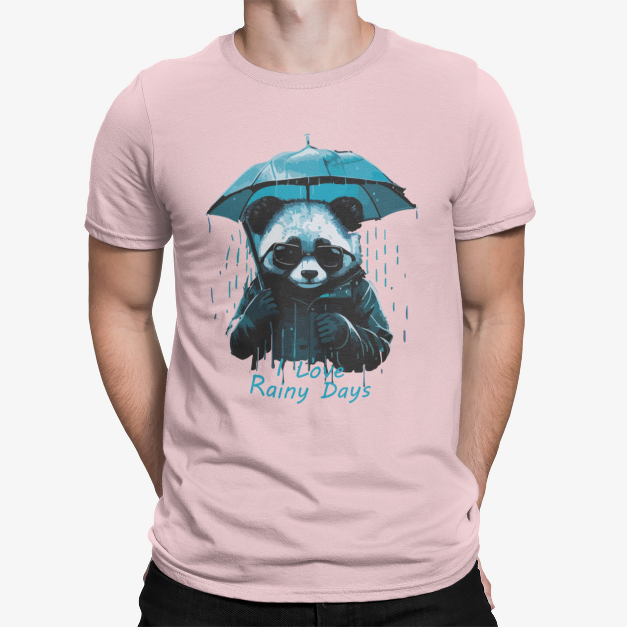 Camiseta Panda Rain