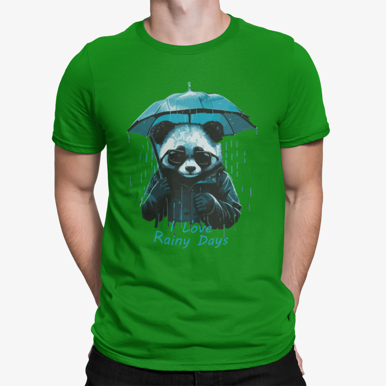 Camiseta Panda Rain