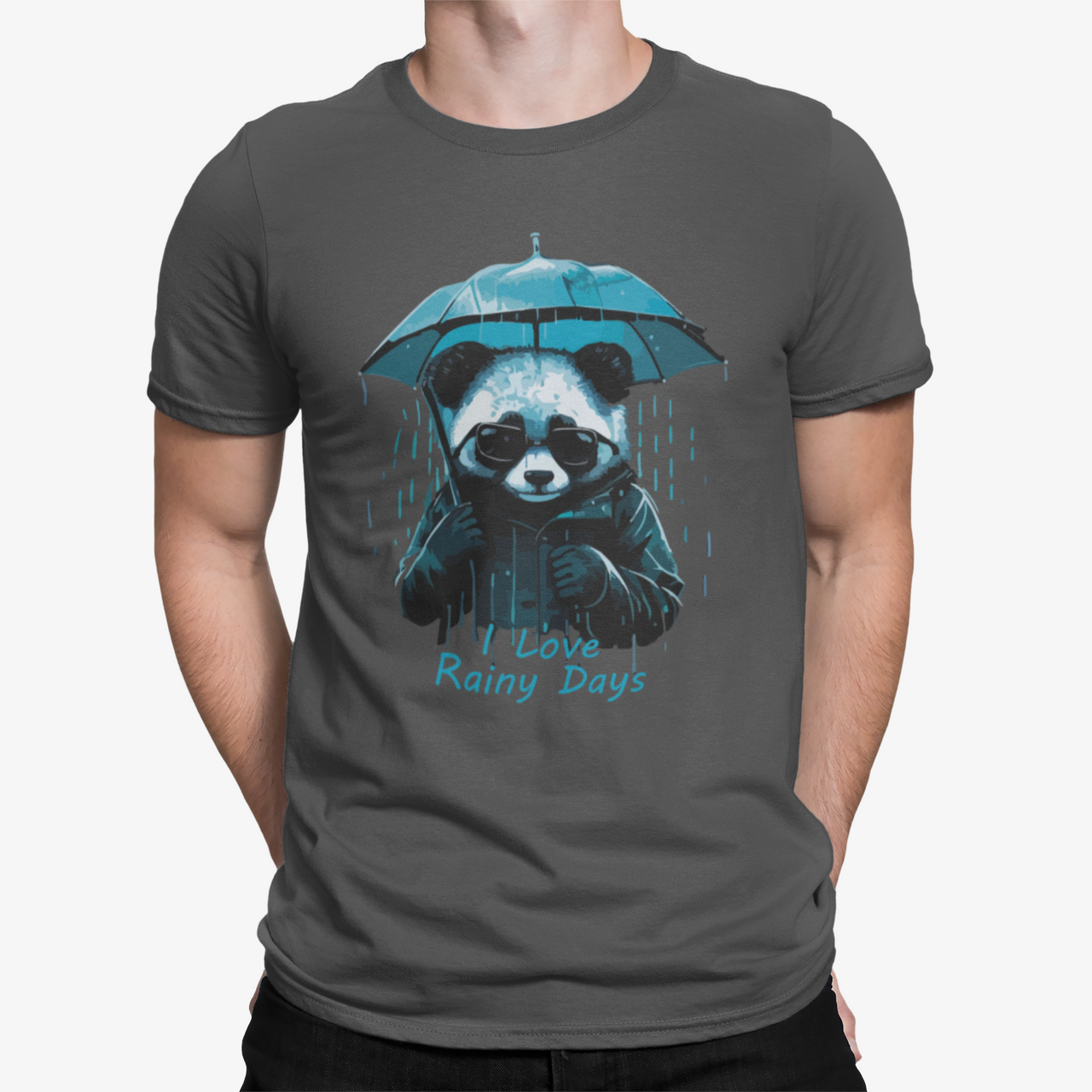 Camiseta Panda Rain