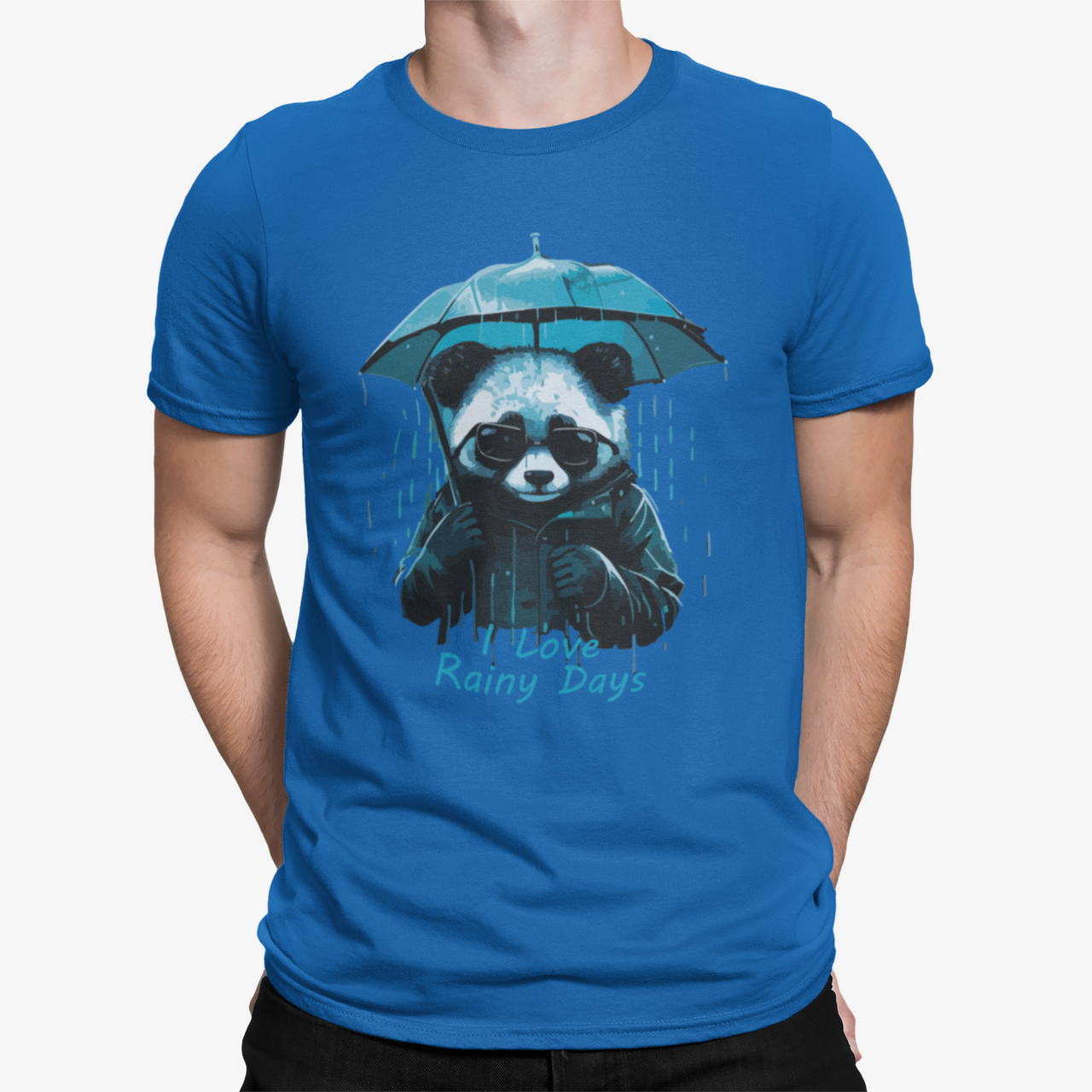 Camiseta Panda Rain