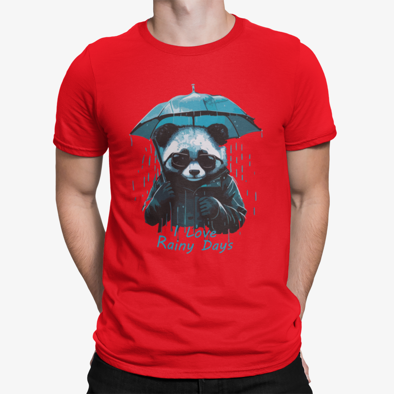 Camiseta Panda Rain