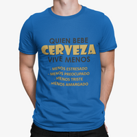 Thumbnail for Camiseta Quien bebe cerbeza