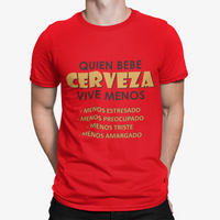 Thumbnail for Camiseta Quien bebe cerbeza