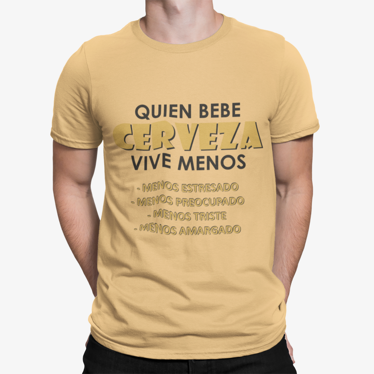 Camiseta Quien bebe cerbeza