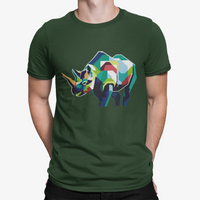 Thumbnail for Camiseta Rinoceronte Poligono
