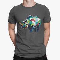 Thumbnail for Camiseta Rinoceronte Poligono