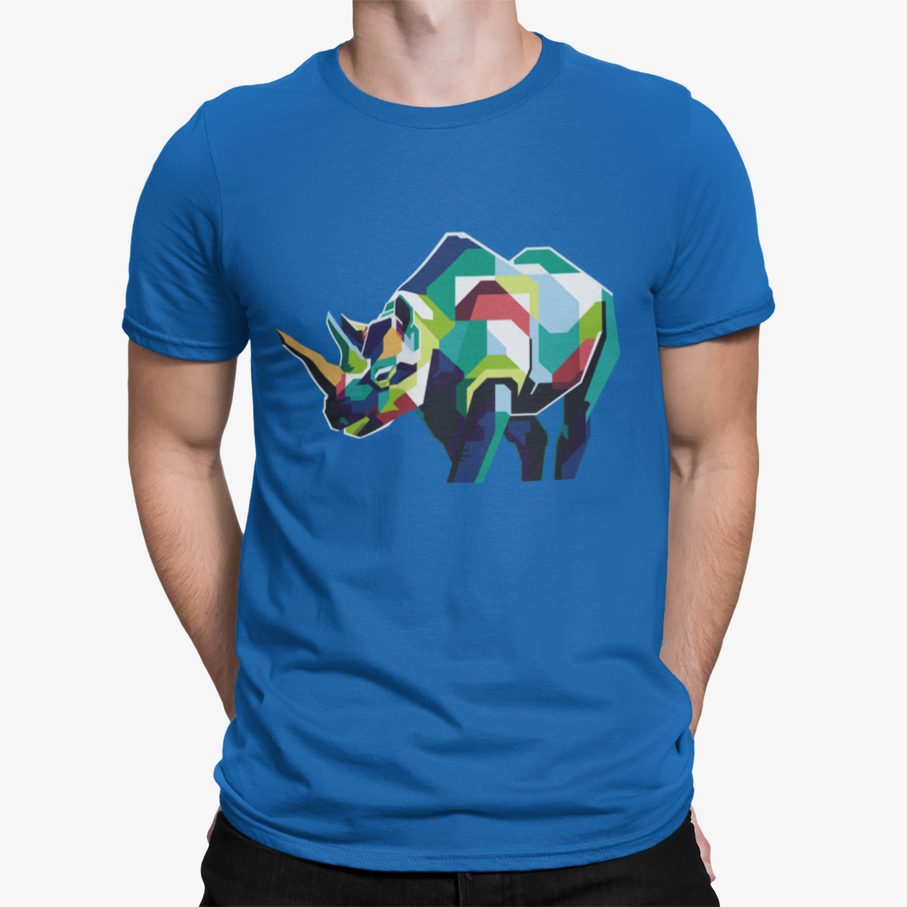 Camiseta Rinoceronte Poligono